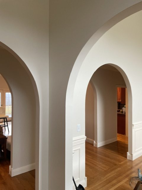 arched hallway painting by 99 Dollar Painter in Middle Tennessee