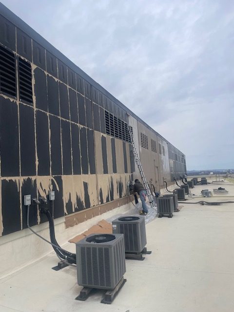 commercial exterior preparation by 99 Dollar Painter in Middle Tennessee