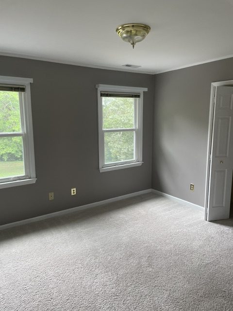 gray bedroom painting by 99 Dollar Painter in Middle Tennessee